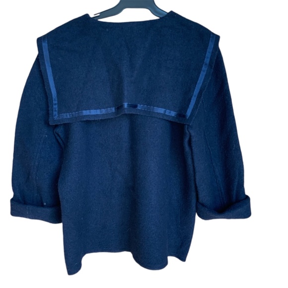 SIGRID WURZINGER NAVY BLUE SAILOR PULL OVER SZ 6/7 - Picture 2 of 3